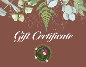 Surprise someone special with a Wild Jasmine Gift Card, the unique present that unlocks a world of floral delights and creative experiences.